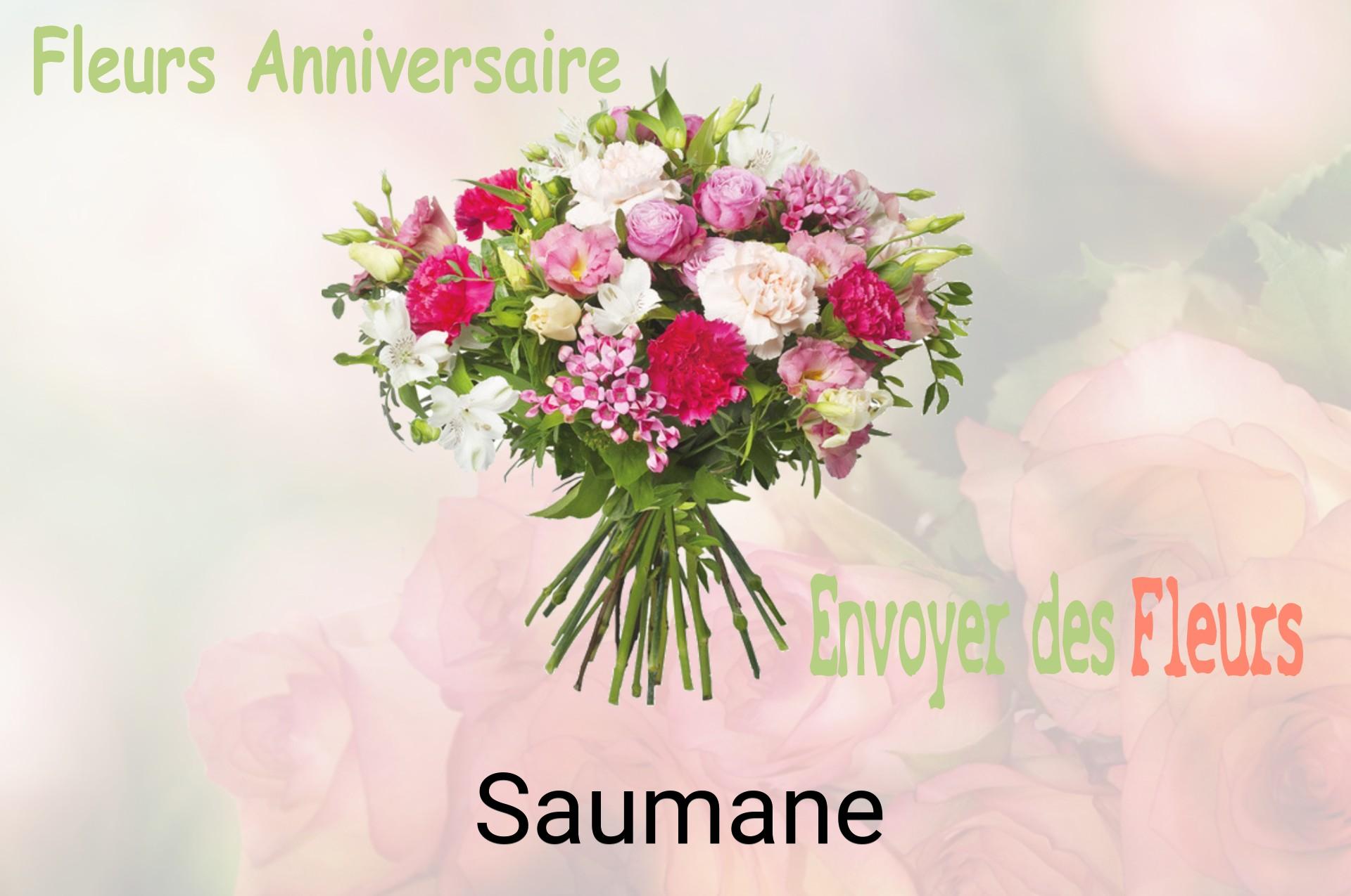 Bouquet de fleurs d’anniversaire livré à Saumane