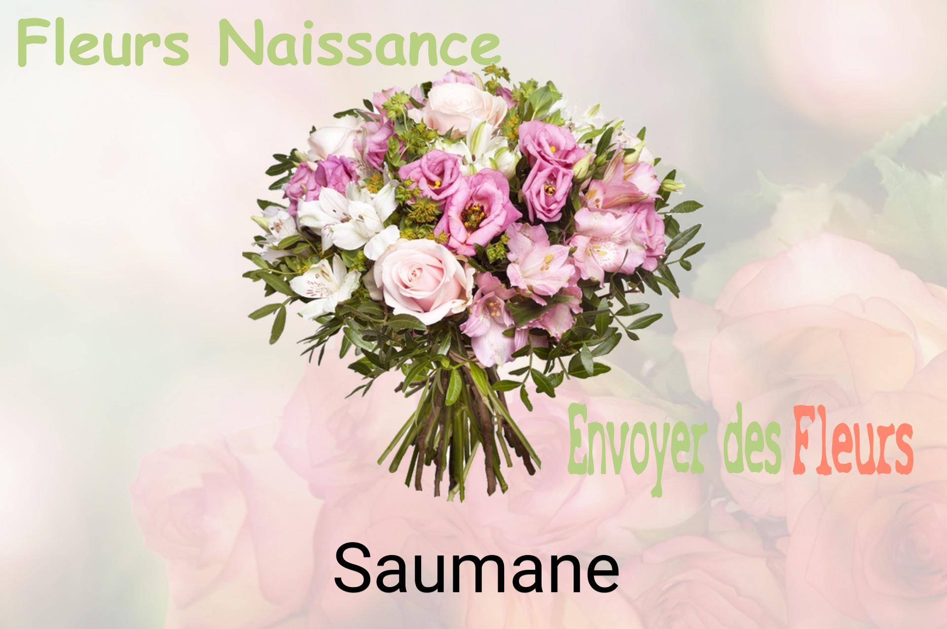 Bouquet de fleurs de naissance livré à Saumane